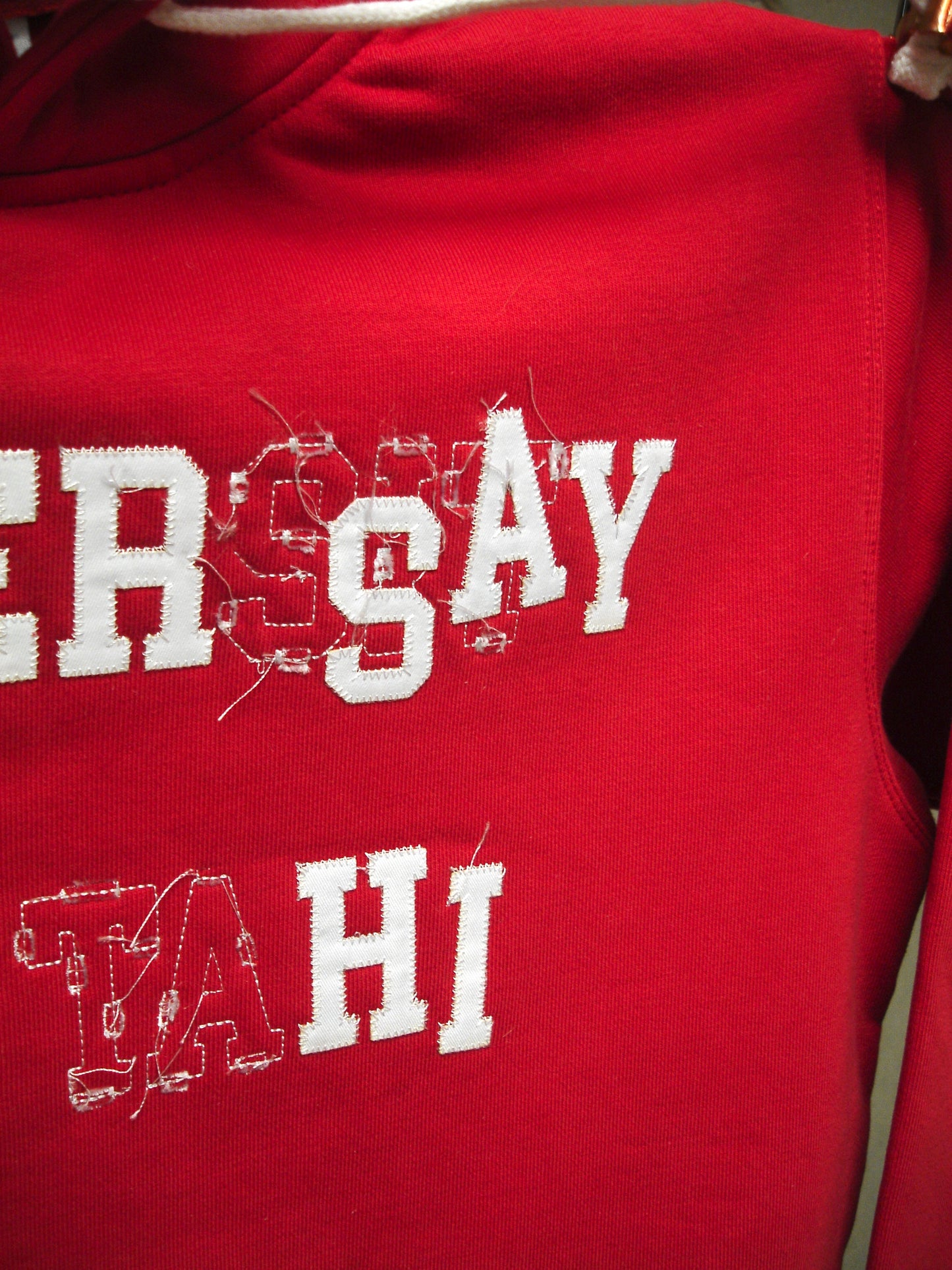 U NVER SAY HI College Hoodie